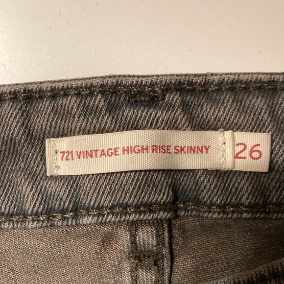 Levi’s orange tab 721 vintage high rise skinny jeans - Picture 7 of 8